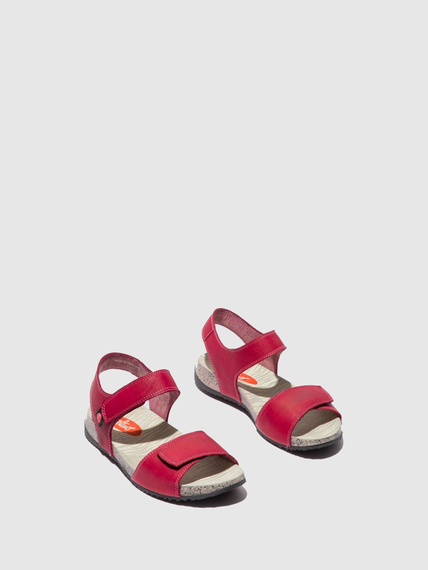 Softinos Sandálias com Velcro KIVA530SOF Red